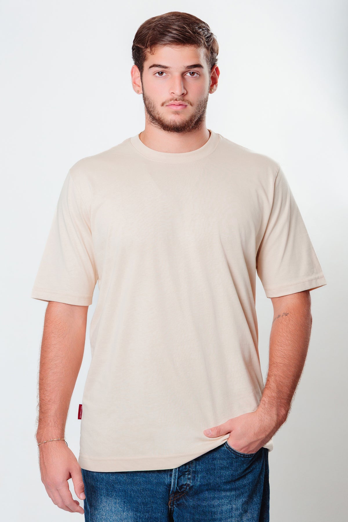 T-Shirt Semplice Beige