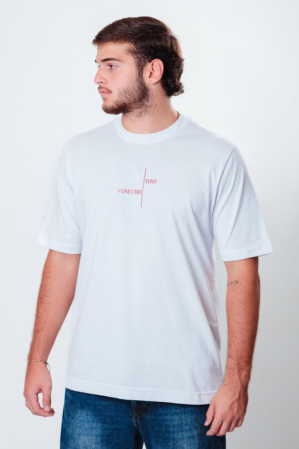 T-Shirt Due Lati Bianco