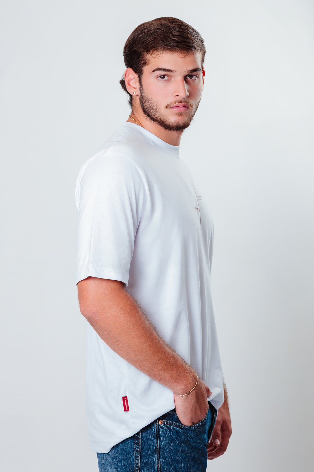 T-Shirt Due Lati Bianco