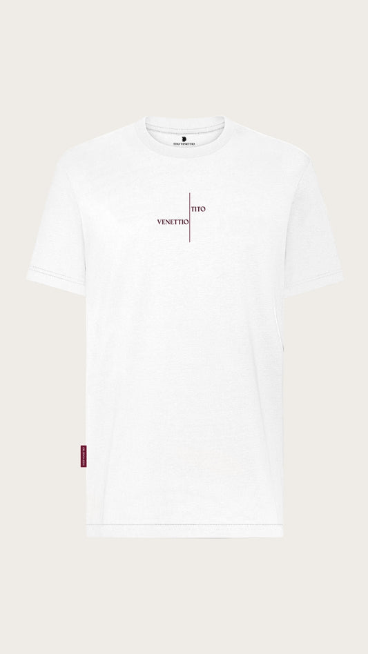 T-Shirt Due Lati Bianco