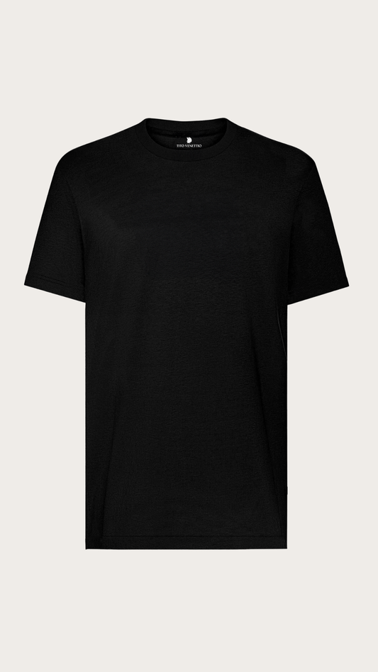 T-Shirt Semplice Nera